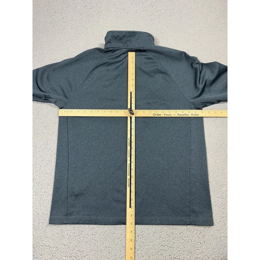 The North Face Pullover Mens Large Blue 1/4 Zip Long Sleeve Fleece Hiking Top